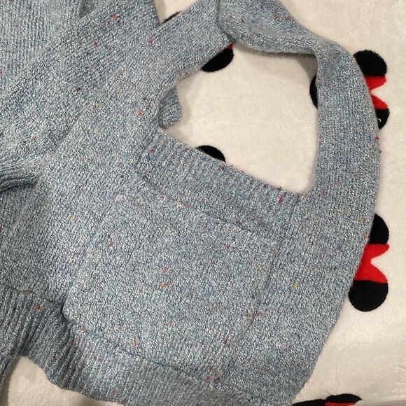 Zara Mock Neck Knit Sweater with Knit Bag - Picture 3 of 5